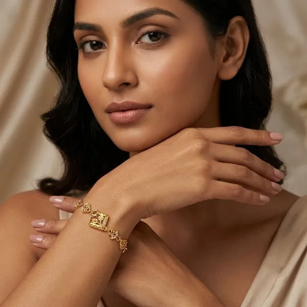 Gold_Tone_Stone_Embellished_Bracelet_for_Women