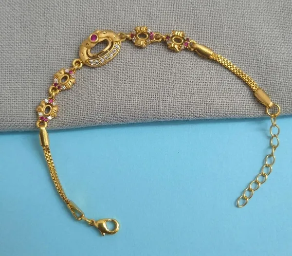 Gold_Tone_Ruby_CZ_Bracelet_for_Women