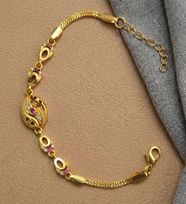 Gold_Tone_Decorative_Adjustable_Bracelet_for_Women