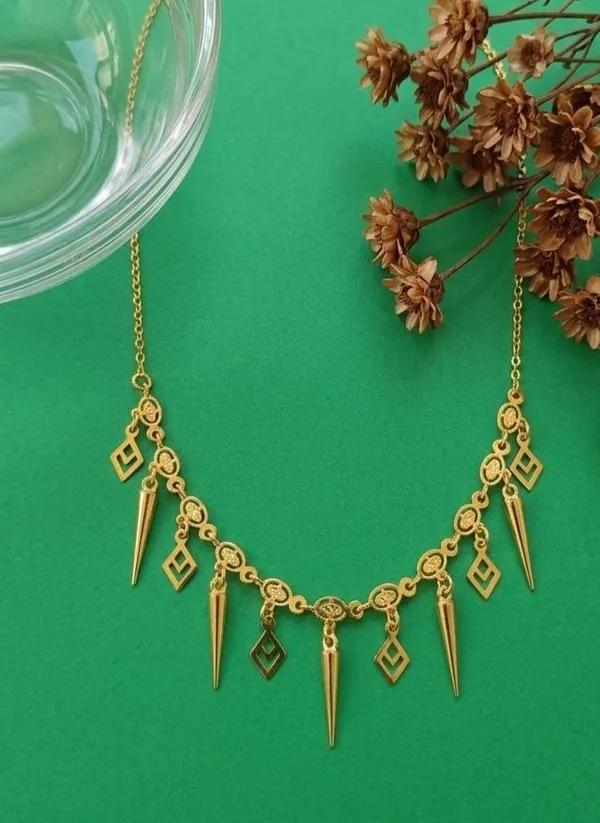 Gold_Brass_Geometric_Charm_Statement_Chain_Necklace_For_Women_-_Pack_of_2