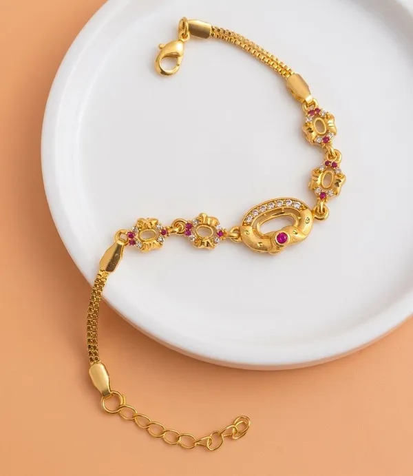 Gold_Tone_Ruby_CZ_Bracelet_for_Women