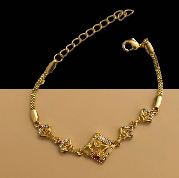 Gold_Tone_Stone_Embellished_Bracelet_for_Women