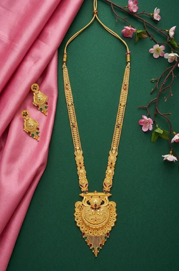 Gold_Tone_Temple_Necklace_Set_for_Women