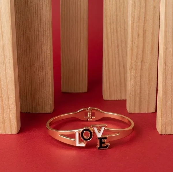 Gold_Brass_Love_Letter_Open_Cuff_Bracelet_For_Women_-_Pack_of_2