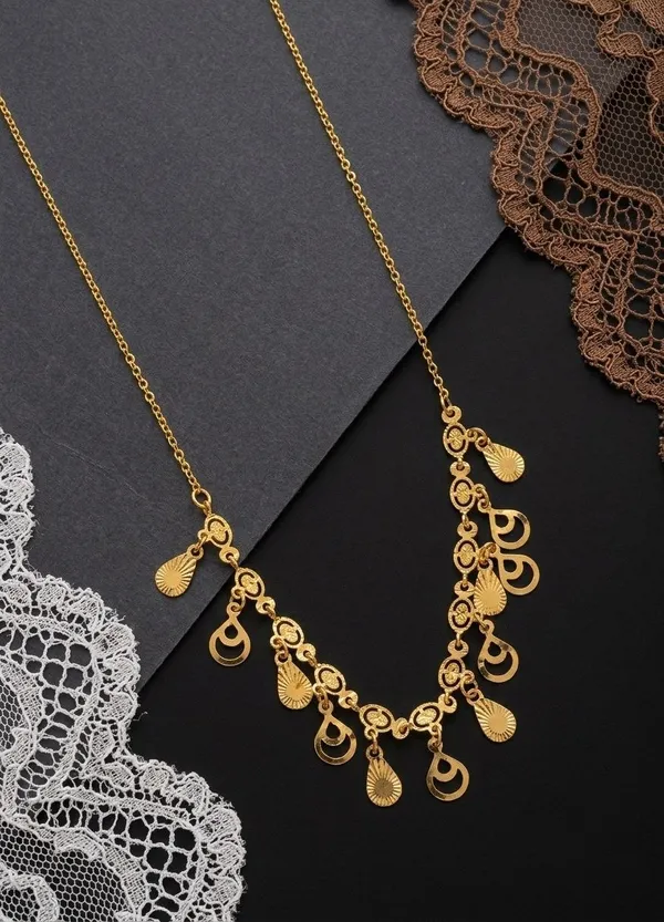 Gold-Tone_Charm_Necklace_for_Women