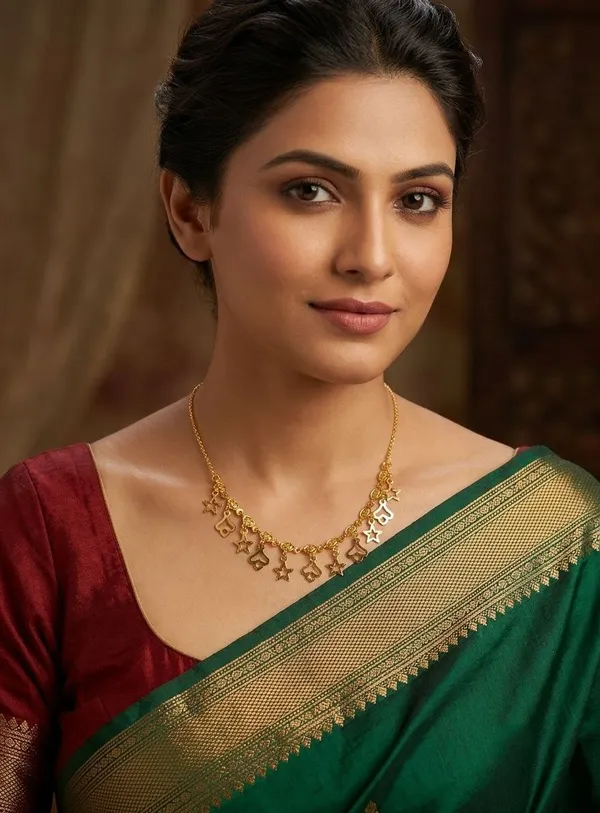 Gold_Tone_Charm_Necklace_for_Women