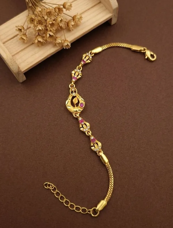 Gold_Tone_Ornate_Charm_Bracelet_for_Women