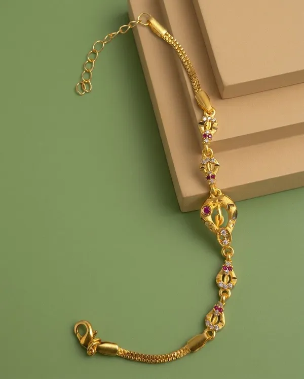 Gold_Tone_Ornate_Charm_Bracelet_for_Women