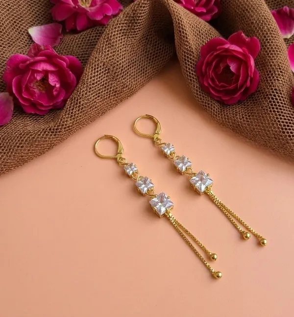 Gold_Brass_Geometric_Stone_Long_Drop_Earrings_For_Women_-_Pack_of_2