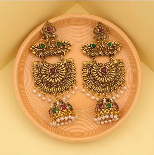 Gold_Tone_Traditional_Jhumka_Earrings_for_Women
