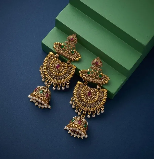 Gold_Tone_Traditional_Jhumka_Earrings_for_Women