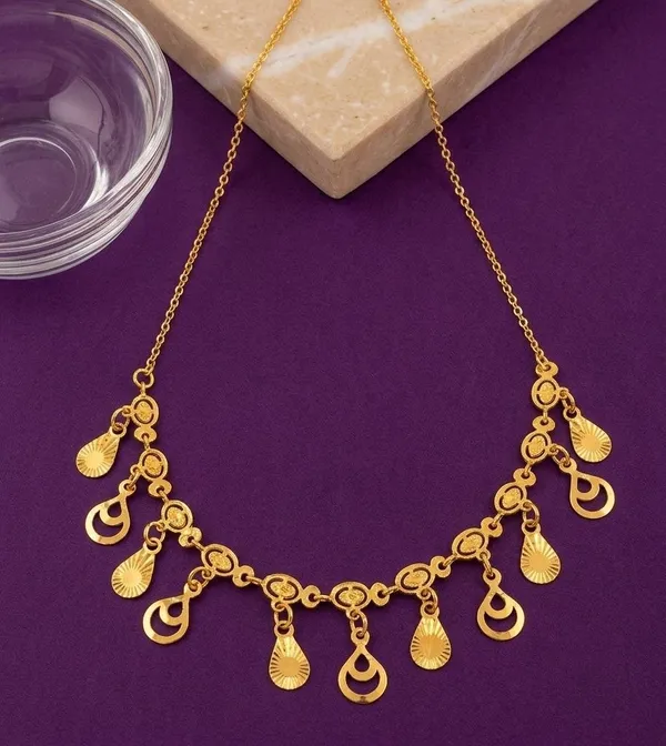 Gold-Tone_Charm_Necklace_for_Women