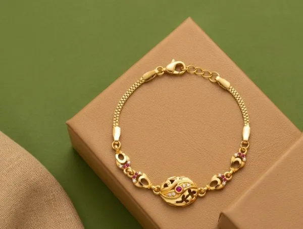 Gold_Tone_Decorative_Adjustable_Bracelet_for_Women