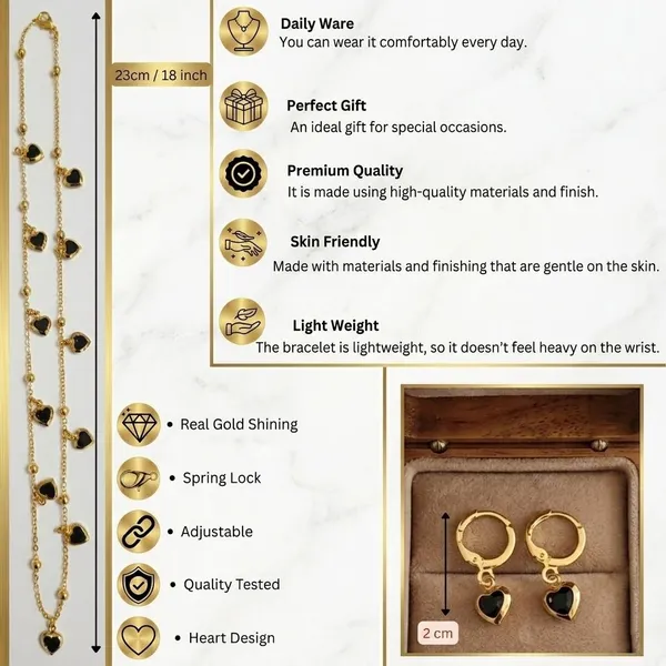 Gold_Tone_Charm_Necklace_for_Women