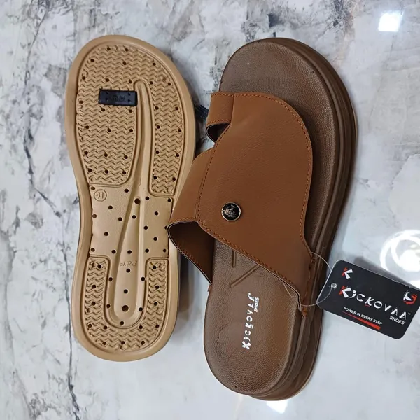 Brown_Synthetic_Leather_Slip-On_Overlapping_Strap_Sandals_For_Men