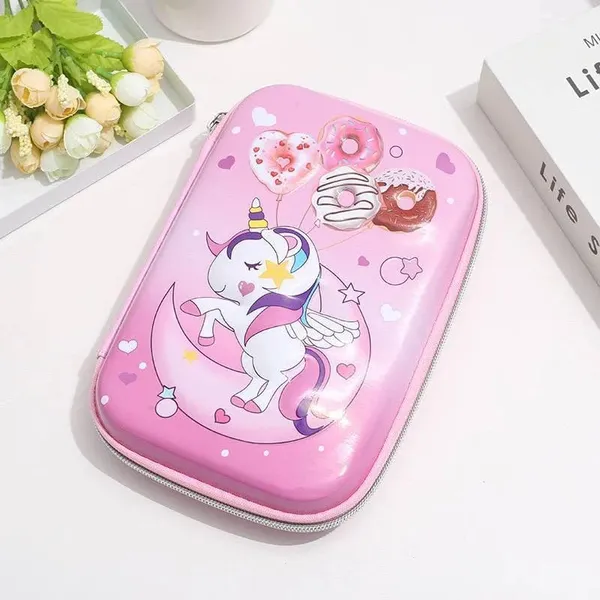 3D_Unicorn_EVA_Pencil_Stationery_Pouch_Compartment_Case_for_Girls_Large_Capacity_Premium_Stylish_Stationery_Box_Random_Color