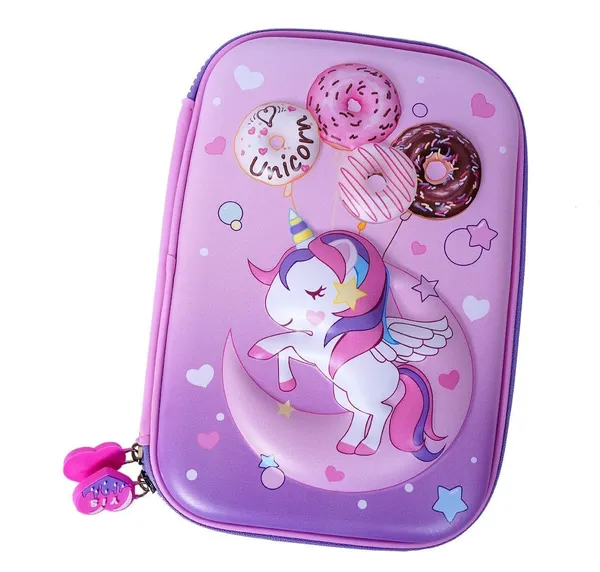 3D_Unicorn_EVA_Pencil_Stationery_Pouch_Compartment_Case_for_Girls_Large_Capacity_Premium_Stylish_Stationery_Box_Random_Color