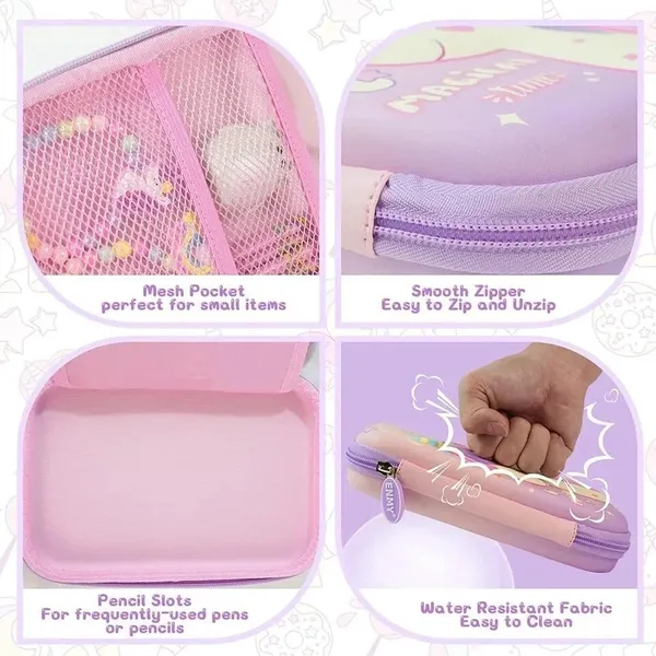 3D_Unicorn_EVA_Pencil_Stationery_Pouch_Compartment_Case_for_Girls_Large_Capacity_Premium_Stylish_Stationery_Box_Random_Color
