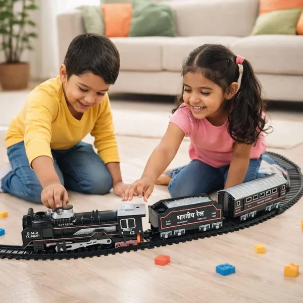 Braintastic_Smoke_Train_Toy_Set_with_Sound_and_Hindi_Music-16_Pcs_Set,Rechargeable_Battery_Operated_Track_Train_Toy_for_Boys_&_Girls
