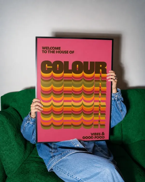 Welcome_to_the_House_of_Colour_—_Retro_Typographic_Wall_Poster