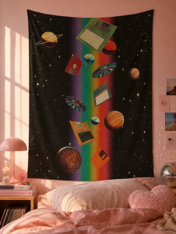Stars,_Planets,_Floppy_Disks_—_Retro_Space_Wall_Tapestry