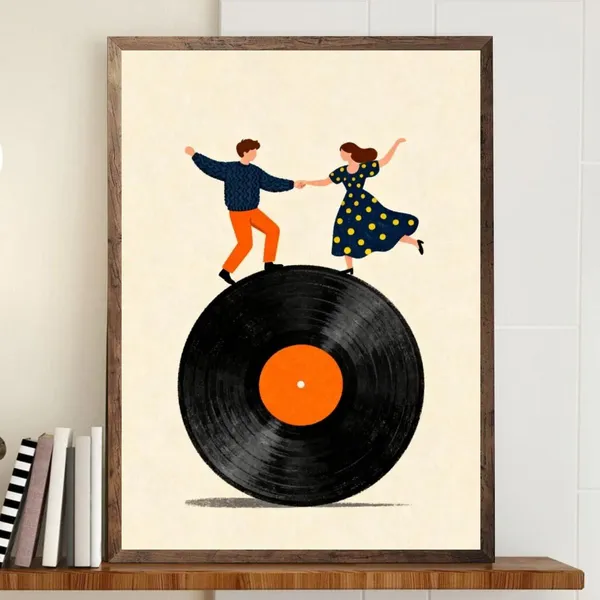 Last_Dance,_Side_B_—_Retro_Framed_Wall_Art