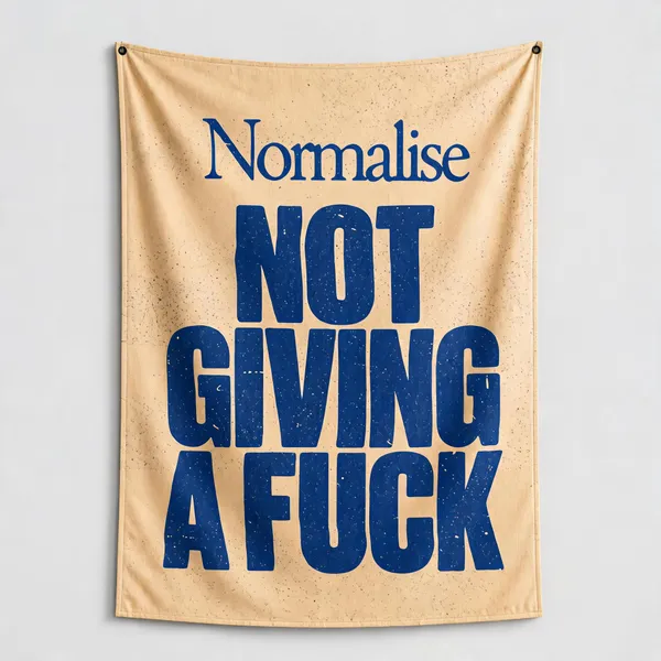 Wooden_Typographic_Normalise_Not_Giving_A_F*Ck_Wall_Tapestry
