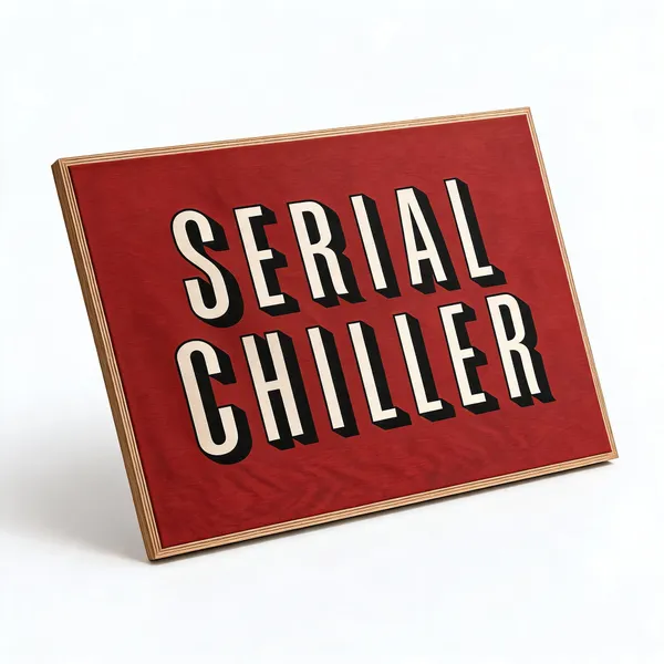 Wooden_Graphic_Serial_Chiller_Red_Print_Wall_Art