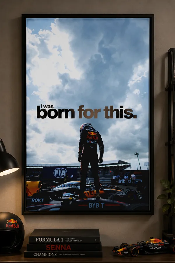 Sky_Full_Of_Speed_—_Formula_1_Motorsport_Framed_Poster