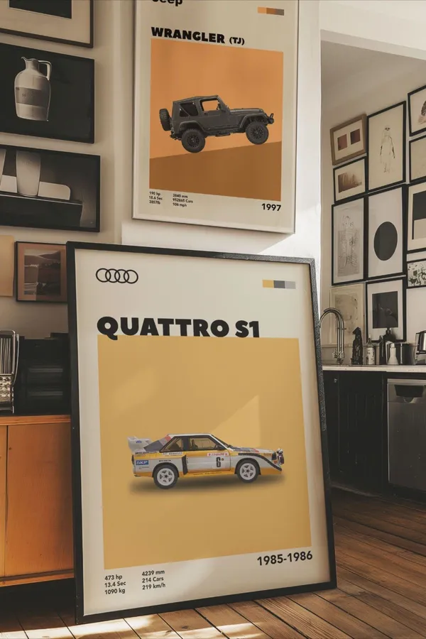 Keys_To_The_Good_Years_—_Framed_Vintage_Car_Poster_Set