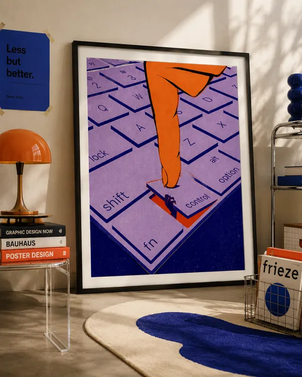 One_More_Keystroke_—_Framed_Graphic_Wall_Art