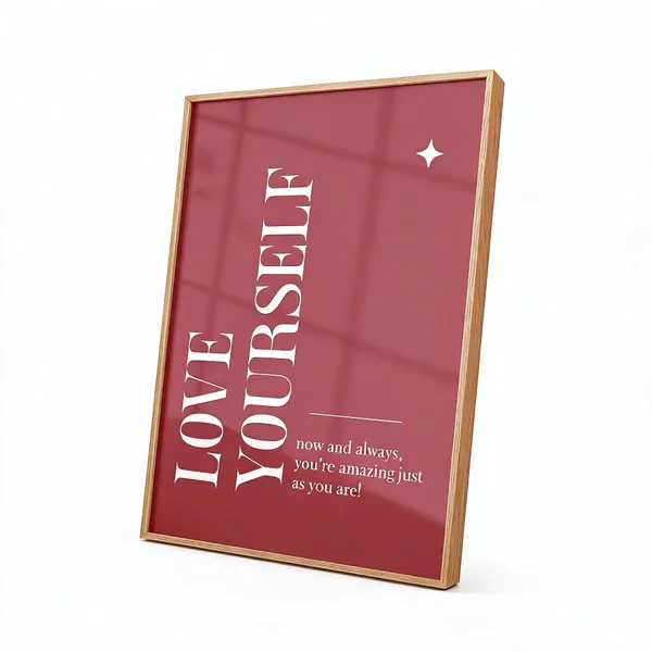 Wooden_Love_Yourself_In_Gold_Typographic_Framed_Wall_Art