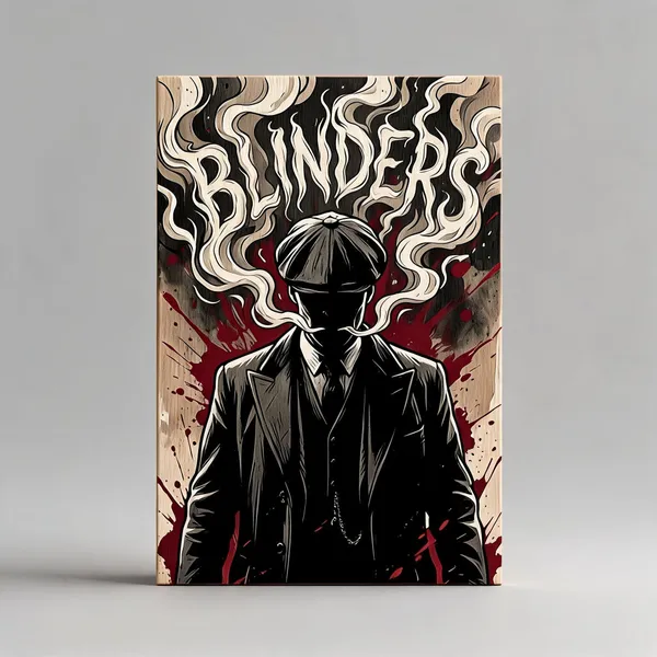 Wooden_Noir_Trouble_In_A_Good_Suit_Wall_Poster