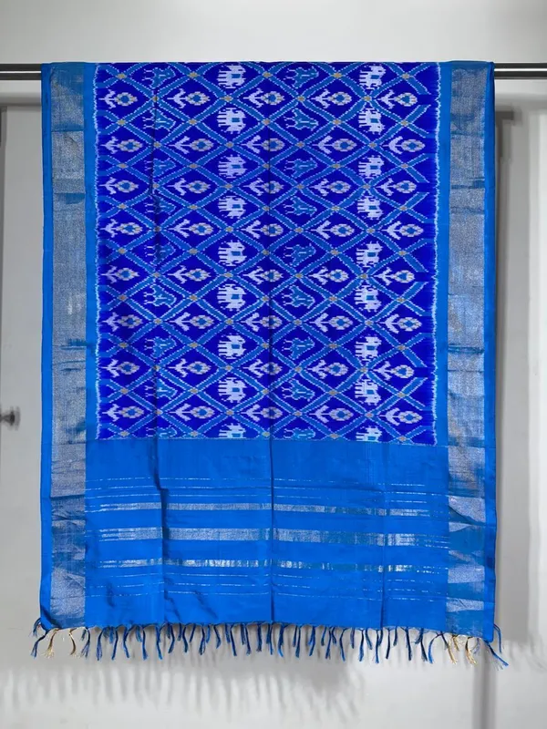 Multicolor_Pure_Silk_Dupatta_For_Women