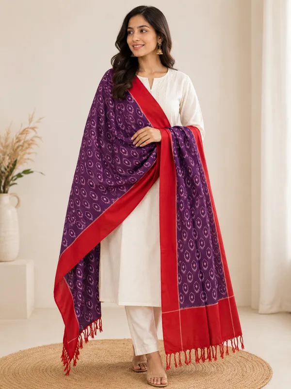 Multicolor_Mercerised_Cotton_Dupatta_For_Women