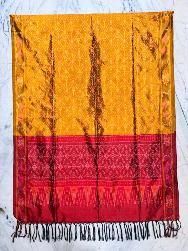 Multicolor_Pure_Silk_Dupatta_For_Women