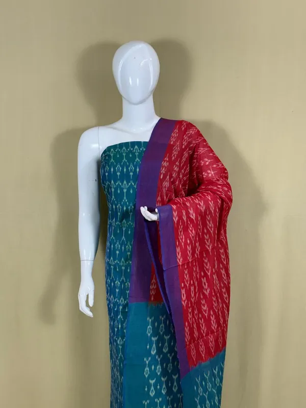 Multicolor_Mercerised_Cotton_Mercerised_Suit_Set_For_Women