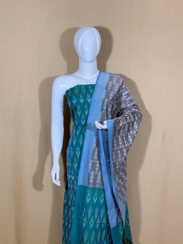 Multicolor_Mercerised_Cotton_Mercerised_Suit_Set_For_Women