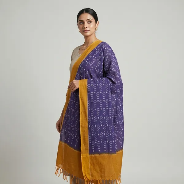 Multicolor_Mercerised_Cotton_Dupatta_For_Women