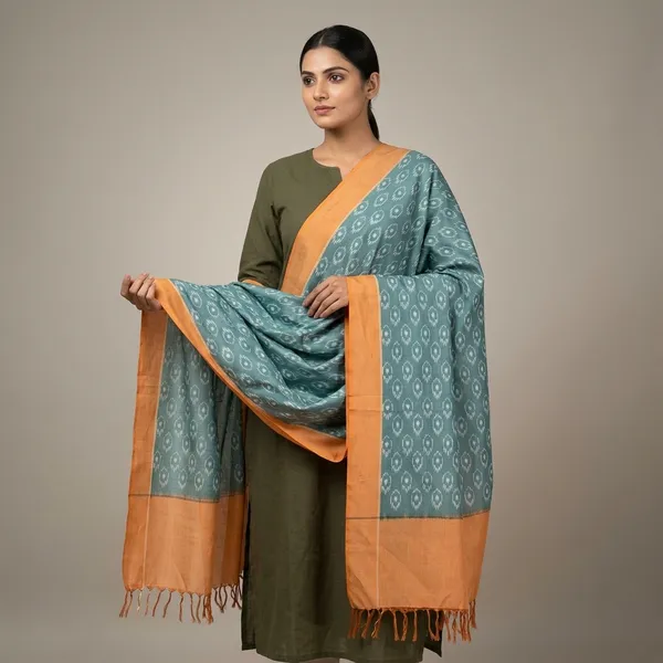 Multicolor_Mercerised_Cotton_Dupatta_For_Women