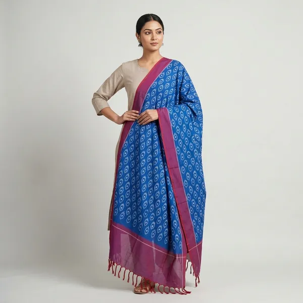 Multicolor_Mercerised_Cotton_Dupatta_For_Women