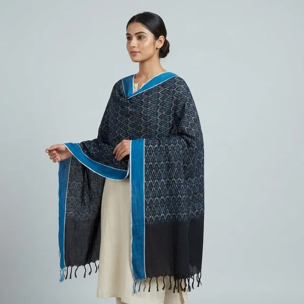 Multicolor_Mercerised_Cotton_Dupatta_For_Women