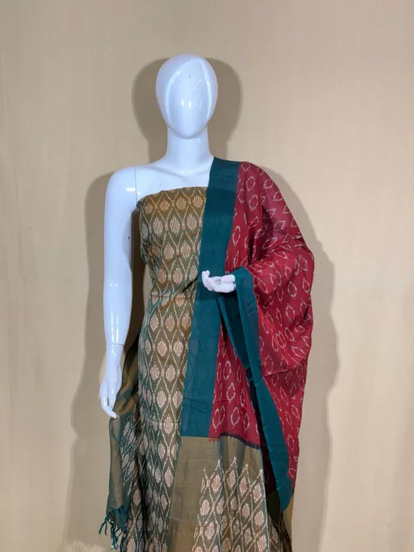 Multicolor_Mercerised_Cotton_Mercerised_Suit_Set_For_Women