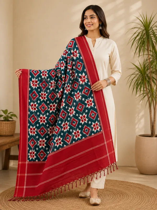 Multicolor_Cotton_Telia_Rumal_Dupatta_For_Women