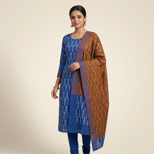 Multicolor_Mercerised_Cotton_Mercerised_Suit_Set_For_Women
