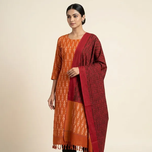 Multicolor_Mercerised_Cotton_Mercerised_Suit_Set_For_Women