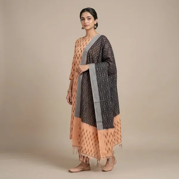 Multicolor_Mercerised_Cotton_Mercerised_Suit_Set_For_Women