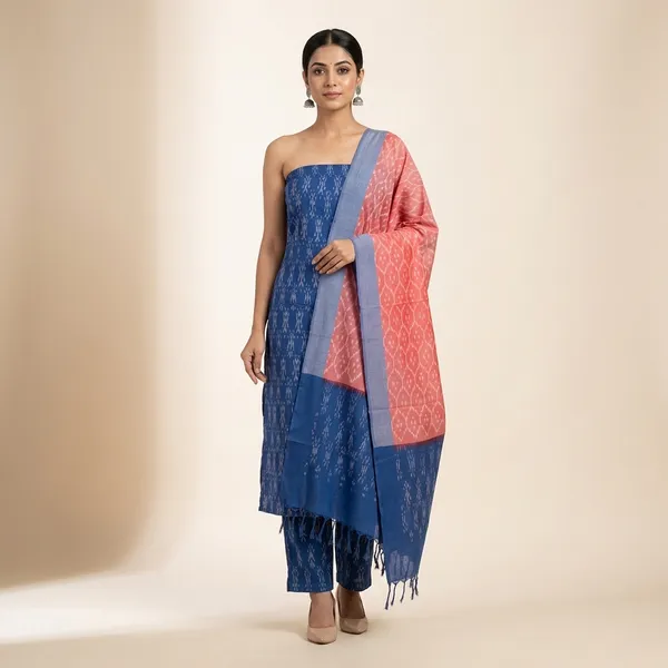 Multicolor_Mercerised_Cotton_Mercerised_Suit_Set_For_Women