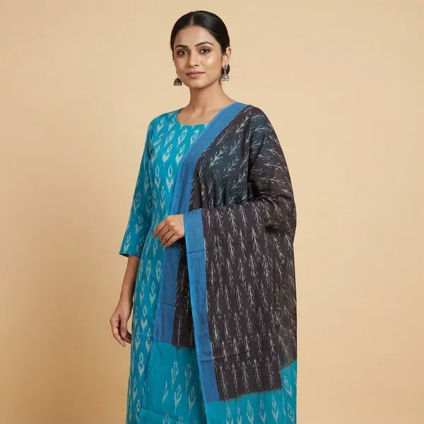 Multicolor_Mercerised_Cotton_Mercerised_Suit_Set_For_Women