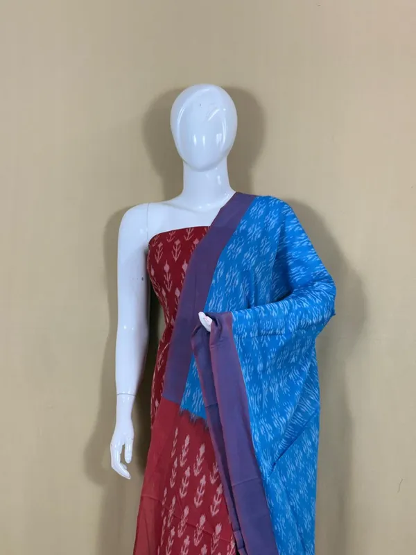 Multicolor_Mercerised_Cotton_Mercerised_Suit_Set_For_Women